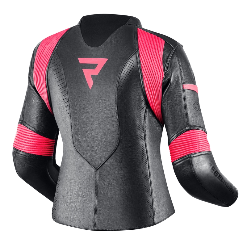 Ženska motoristična jakna Rebelhorn Rebel Black and Pink