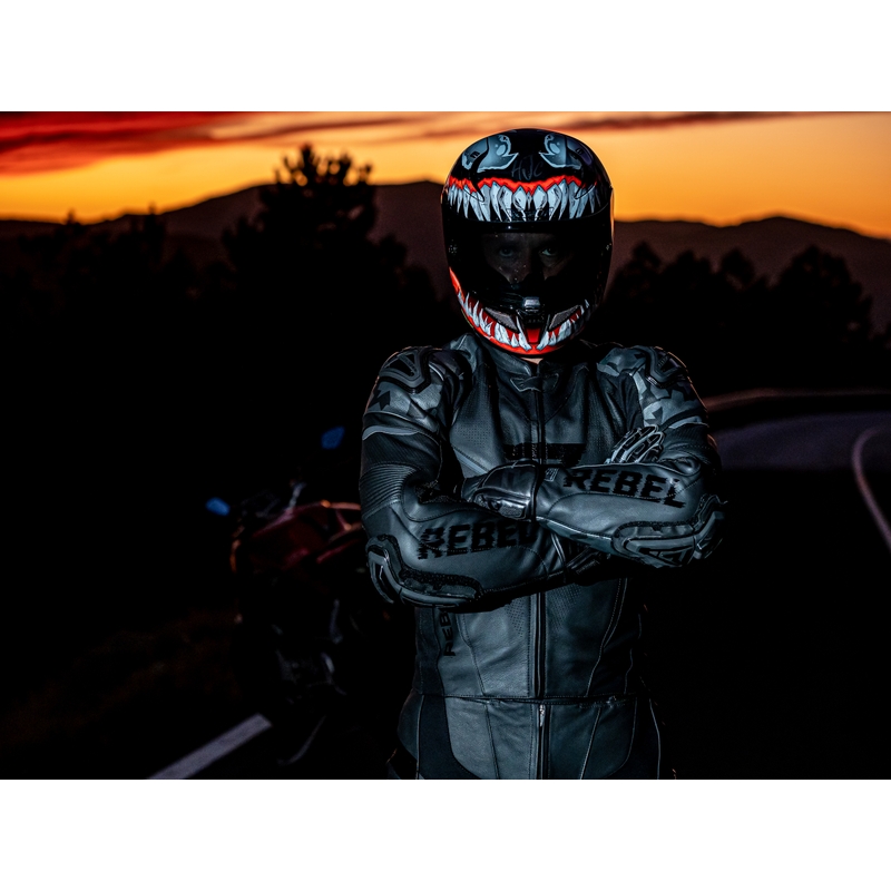 Rebelhorn Rebel motoristična jakna črne barve, razprodaja