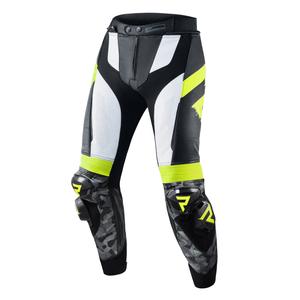 Rebelhorn Rebel Black-White-Fluo Yellow motoristične hlače razprodaja