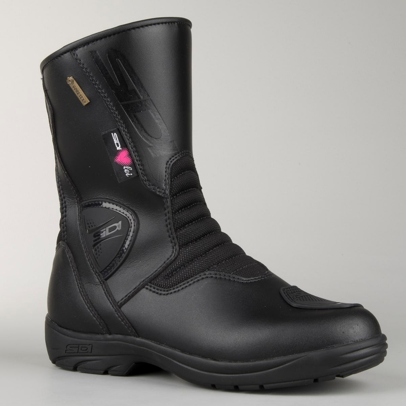 Ženski SIDI Gavia Gore Black Motorcycle Boots