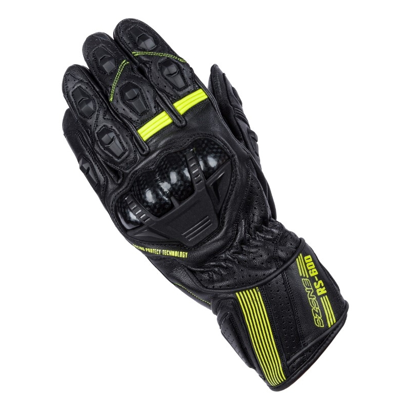 Motoristične rokavice Ozone RS-600 black-fluo yellow