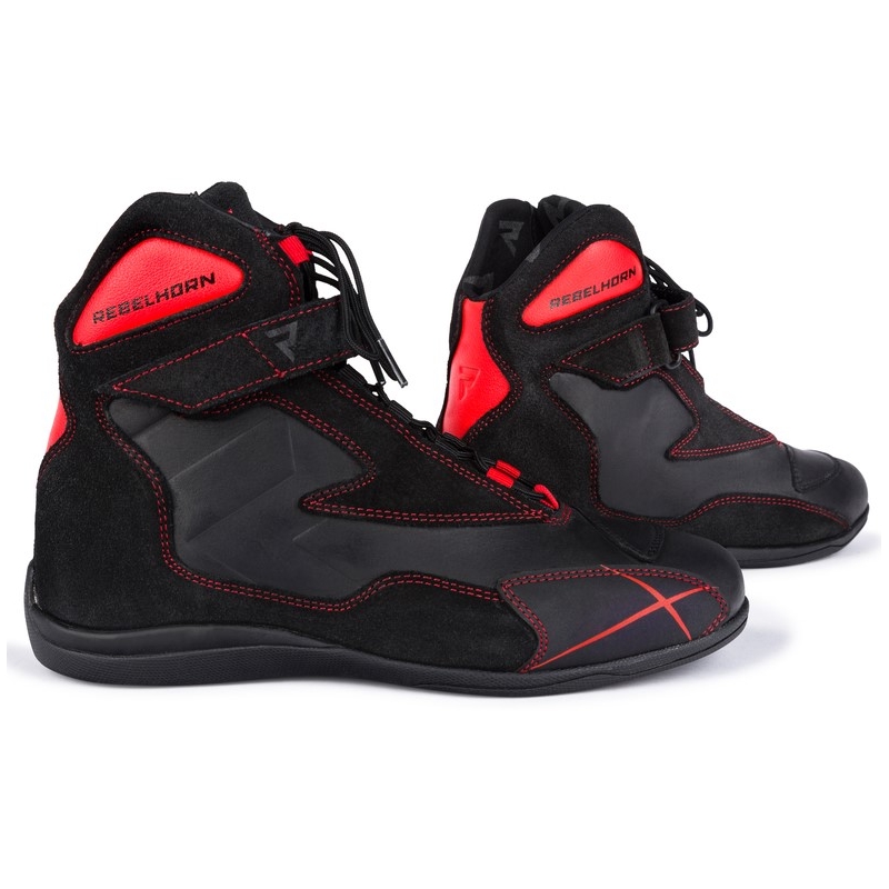 Rebelhorn Spark Black-Fluo Red Motorcycle Boots razprodaja