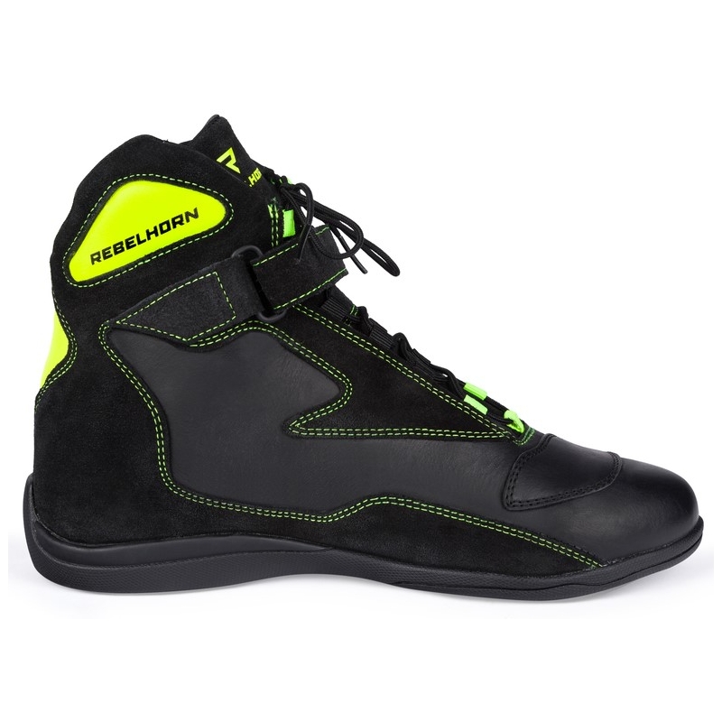Rebelhorn Spark Black-Fluo Yellow Motorcycle Boots razprodaja