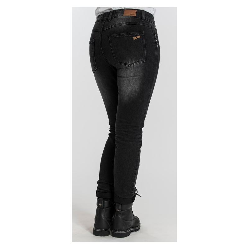 Ženski BROGER Florida Black Motorcycle Jeans razprodaja