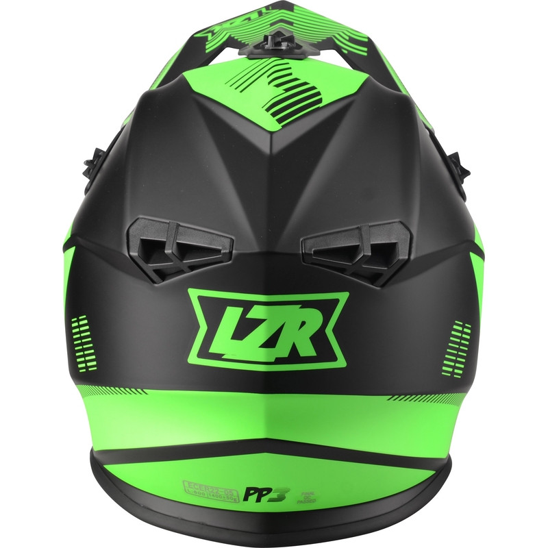 Motokros čelada Lazer OR-3 PP3 črna-fluo zelena