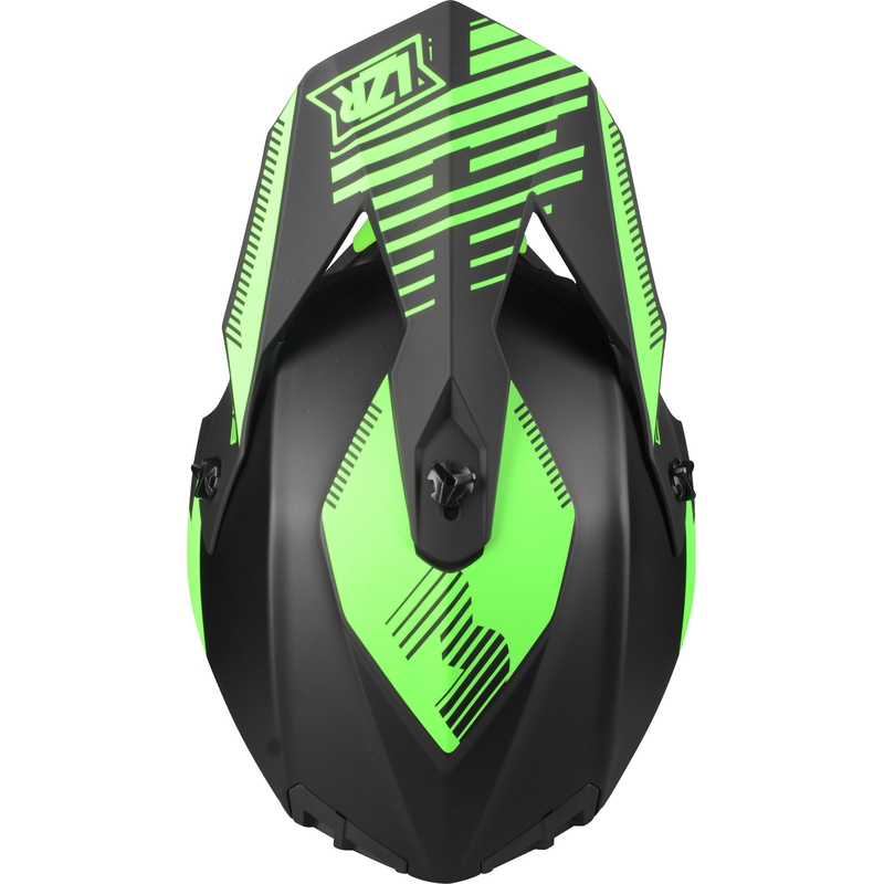 Motokros čelada Lazer OR-3 PP3 črna-fluo zelena