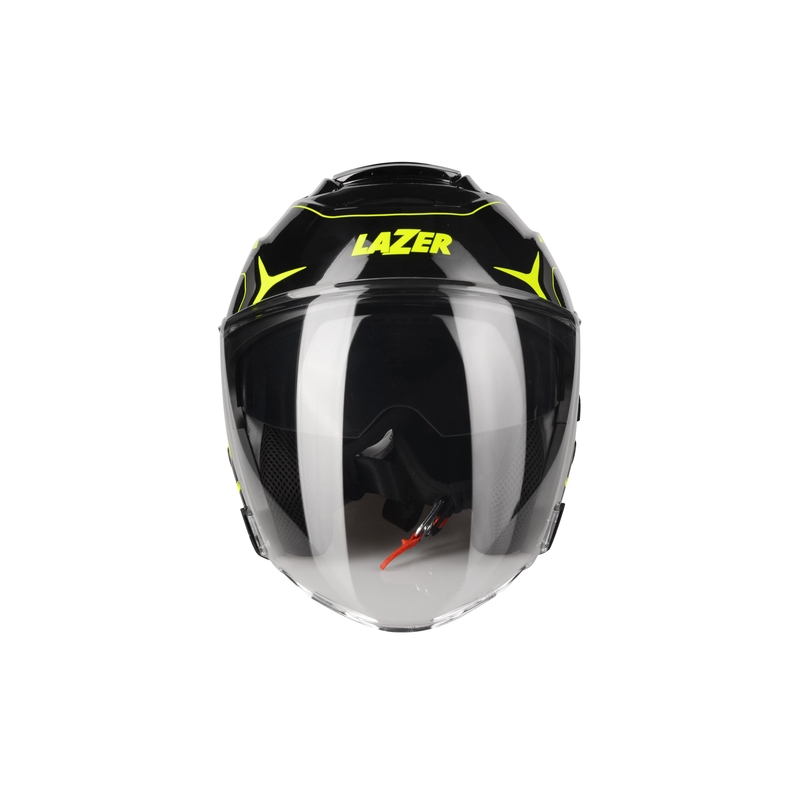 Odprta motoristična čelada Lazer Tango S Hexa black-fluo yellow