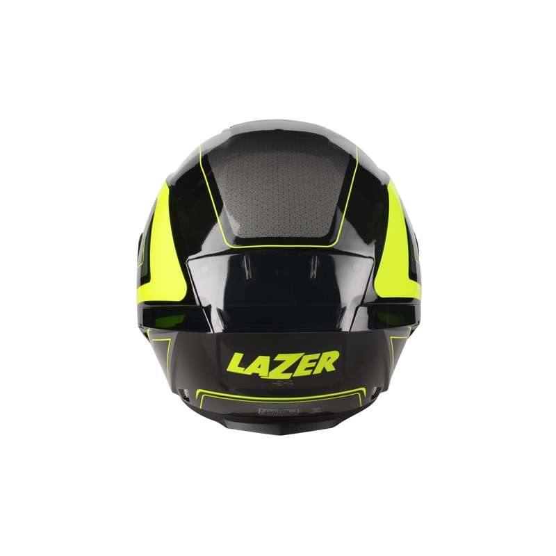 Odprta motoristična čelada Lazer Tango S Hexa black-fluo yellow