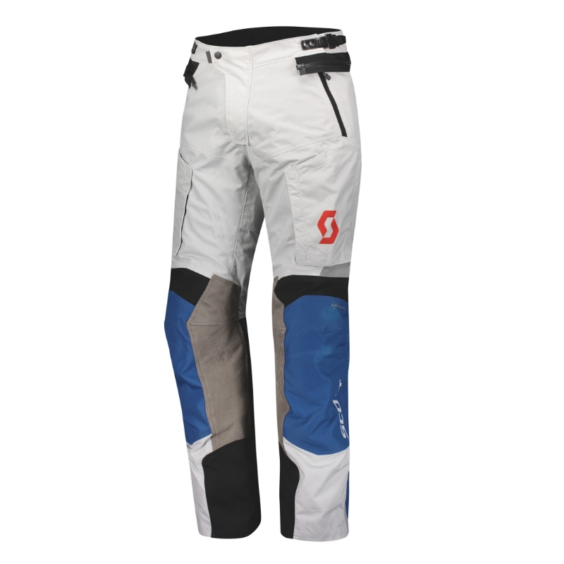 Motoristične hlače SCOTT Dualraid Dryo sivo-modra razprodaja