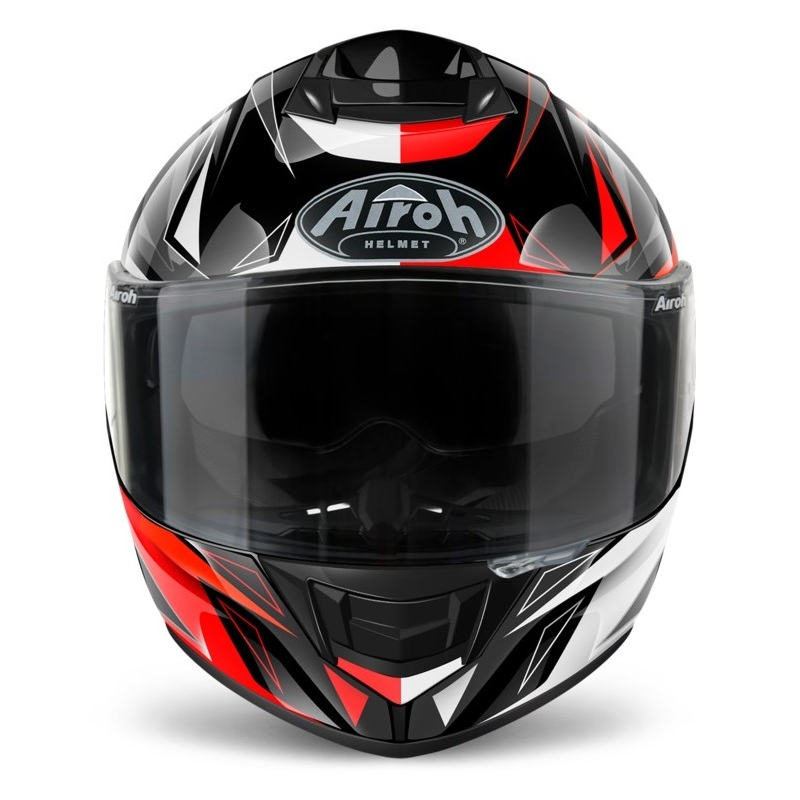 Airoh ST 501 Thunder rdeče-črno-bela-siva integralna motoristična čelada
