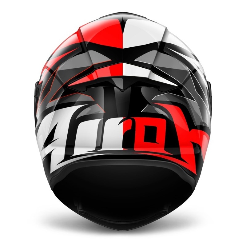 Airoh ST 501 Thunder rdeče-črno-bela-siva integralna motoristična čelada