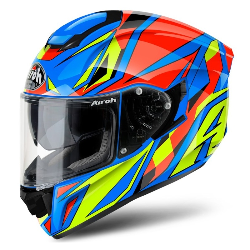 Integralna motoristična čelada Airoh ST 501 Thunder blue-yellow-red