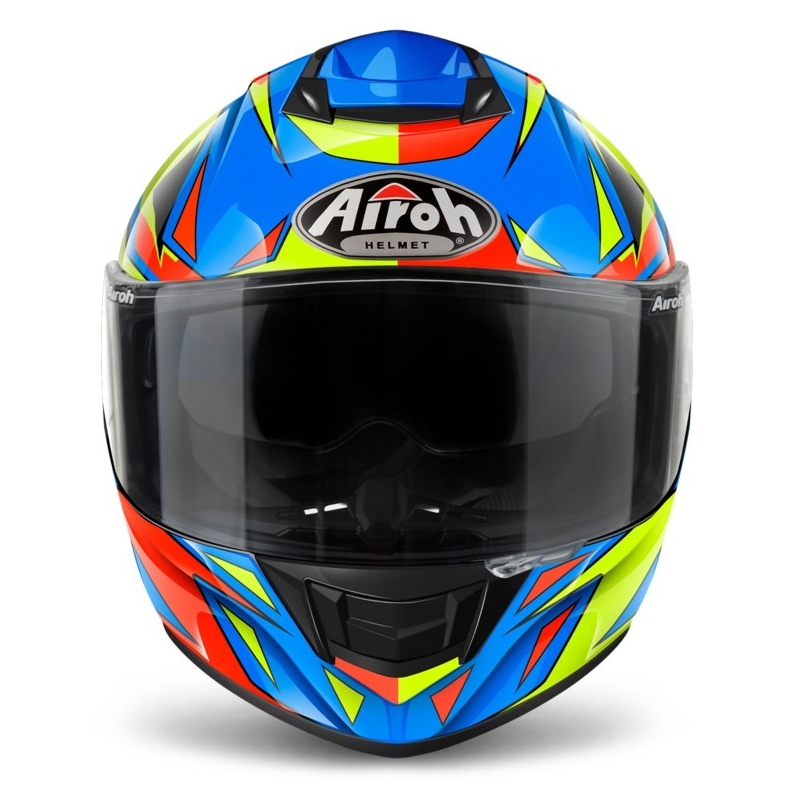 Integralna motoristična čelada Airoh ST 501 Thunder blue-yellow-red