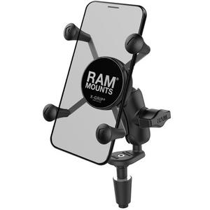Nosilec mobilnega telefona RAM Mounts X-Grip z nosilcem za vrat za krmilo motornega kolesa