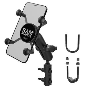 Nosilec mobilnega telefona RAM Mounts X-Grip s pritrditvijo na ročico zavore/sklopke/raven ročice
