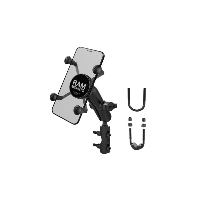 Nosilec mobilnega telefona RAM Mounts X-Grip s pritrditvijo na ročico zavore/sklopke/raven ročice