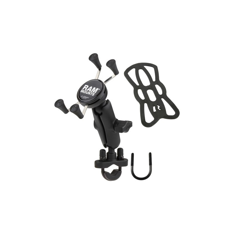Nosilec mobilnega telefona RAM Mounts X-Grip za krmilo s premerom 12,7-31,75 mm