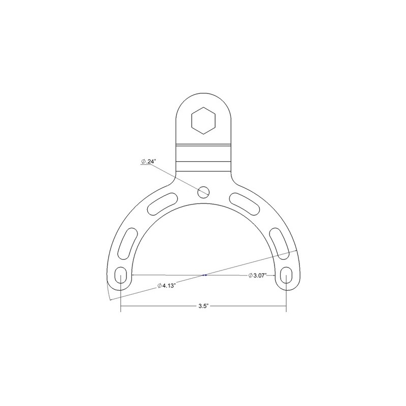 Nosilec za RAM Nosilci za pokrov rezervoarja motornega kolesa