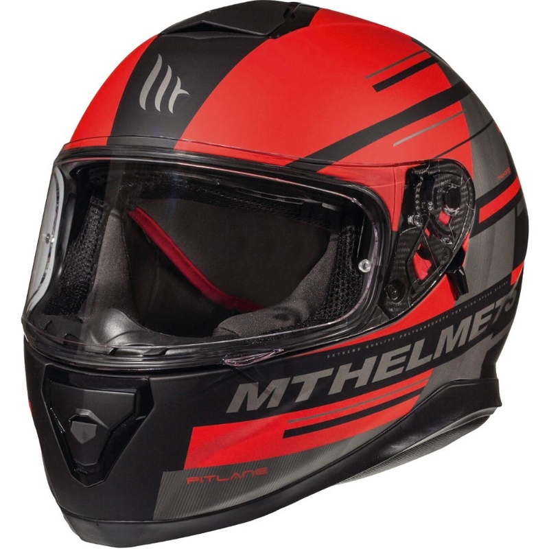 MT Thunder 3 SV Pitlane Black-Red Integral Motoristična čelada razprodaja