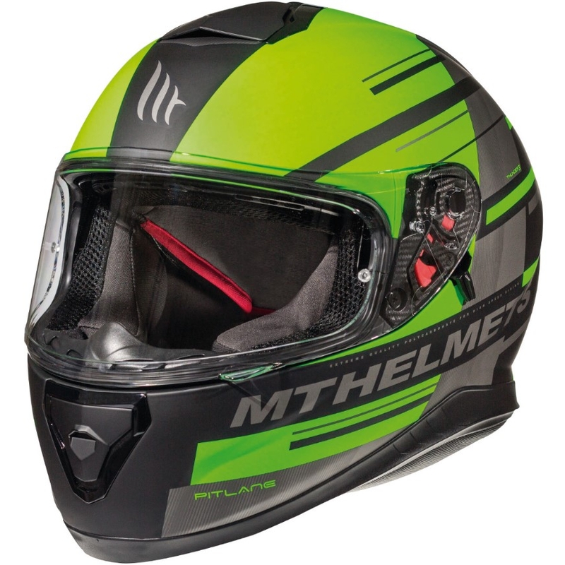 MT Thunder 3 SV Pitlane črno-fluo zelena integralna motoristična čelada razprodaja
