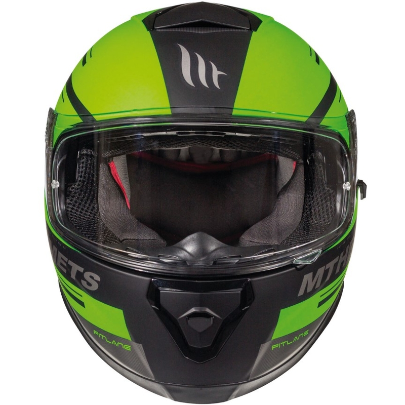 MT Thunder 3 SV Pitlane črno-fluo zelena integralna motoristična čelada razprodaja