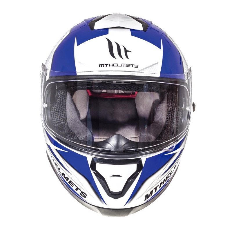 MT Thunder 3 Effect integralna motoristična čelada modra in bela