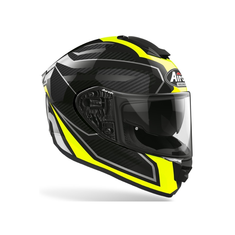 Airoh ST 501 Prime črno-sivo-fluo rumena integralna motoristična čelada