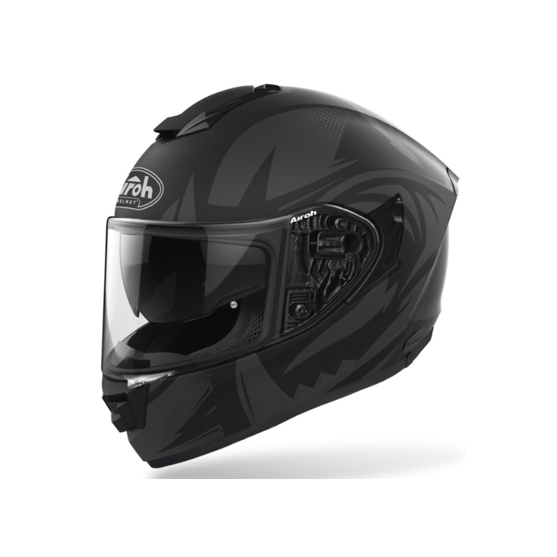 Integralna motoristična čelada Airoh ST 501 Spektro črno-siva