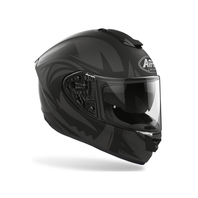 Integralna motoristična čelada Airoh ST 501 Spektro črno-siva