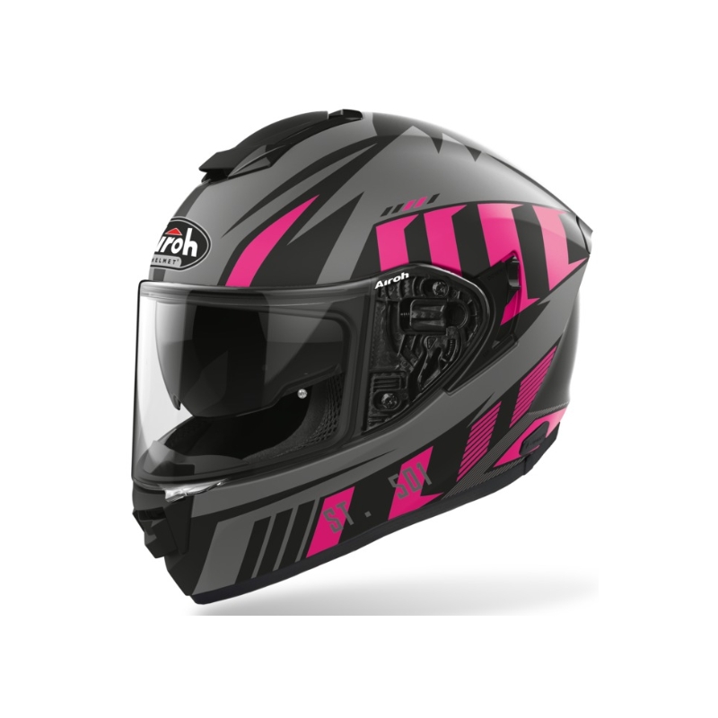 Ženska integralna čelada Airoh ST 501 Blade black-grey-pink razprodaja