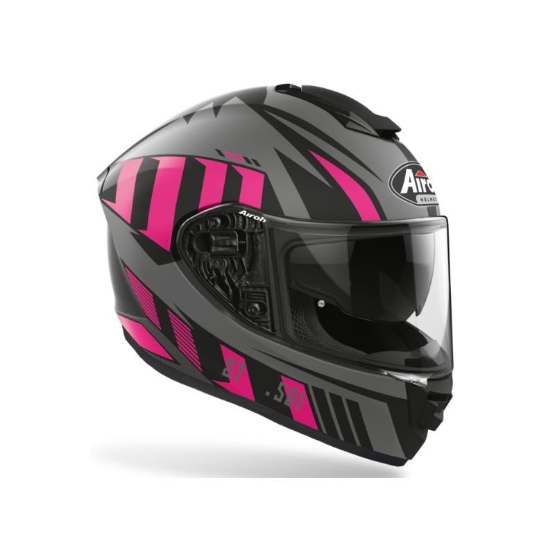 Ženska integralna čelada Airoh ST 501 Blade black-grey-pink razprodaja