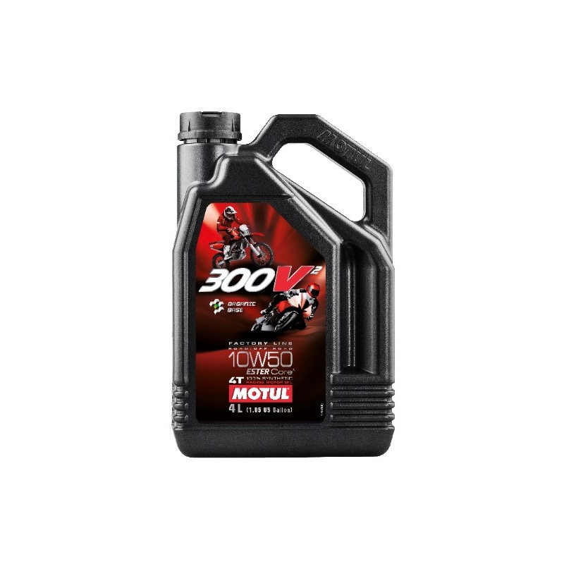 Olje Motul 300V² 4T FL Road/Off Road 10W50 4 l