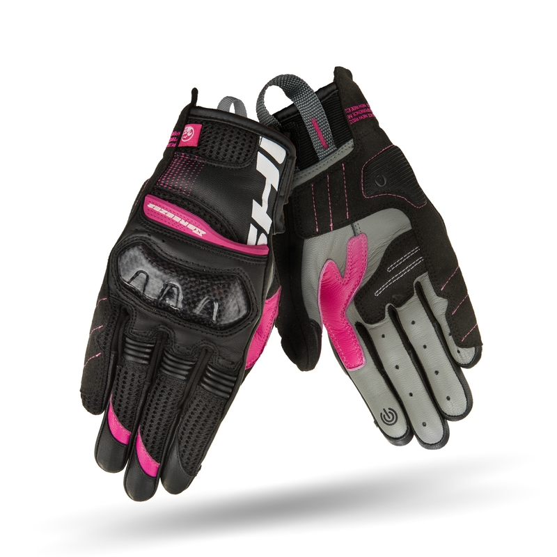 Ženske rokavice Shima X-Breeze 2 Black and Pink Motorcycle Gloves