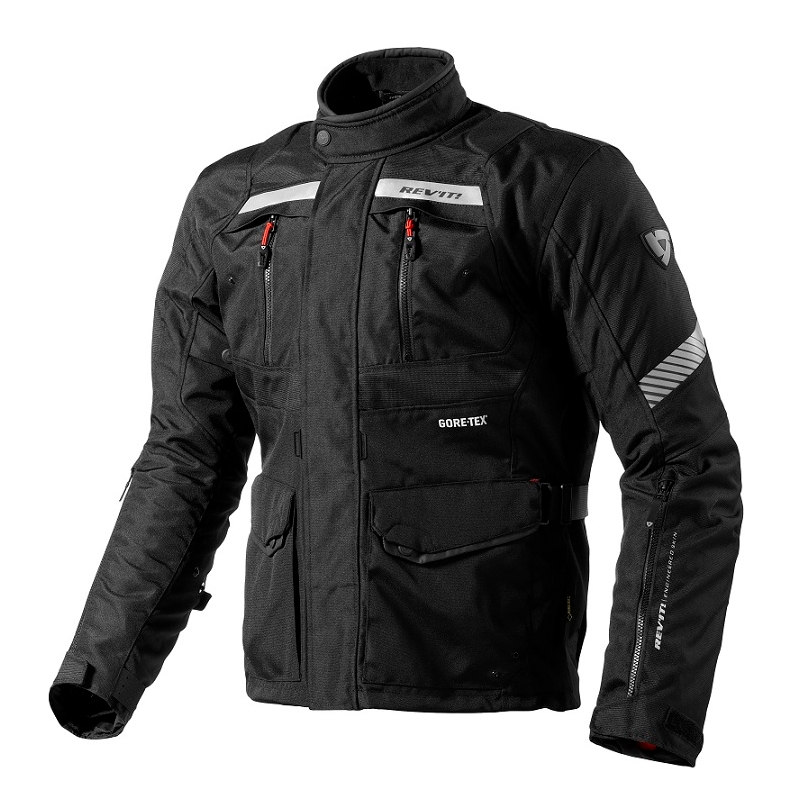 Revit Neptune GTX Black Motorcycle Jacket razprodaja