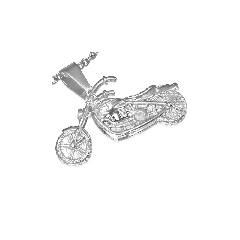 Obesek za motorno kolo iz kirurškega jekla