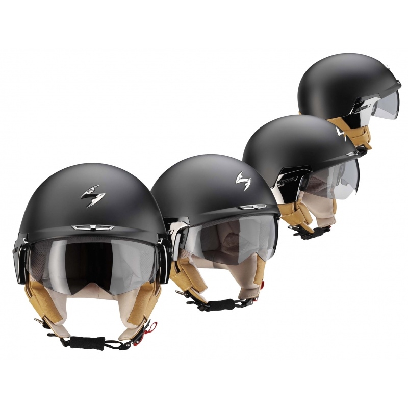Motoristična čelada Scorpion EXO-100 Padova II črna mat razprodaja