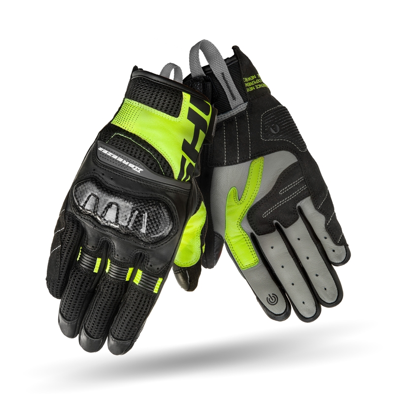 Motoristične rokavice Shima X-Breeze 2 black-fluo yellow