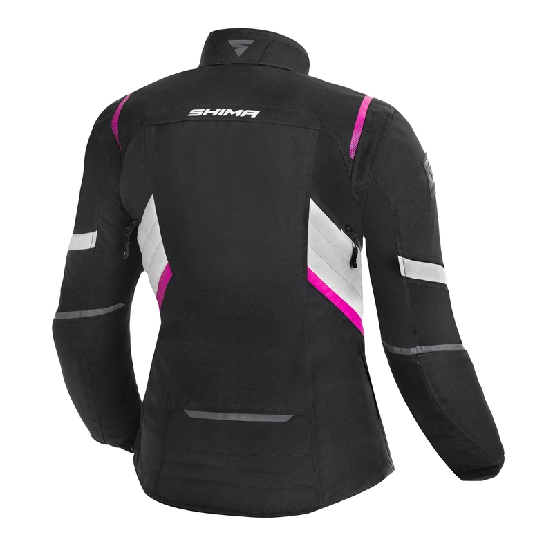 Shima Rush Black-Grey-Pink motoristična jakna za ženske razprodaja