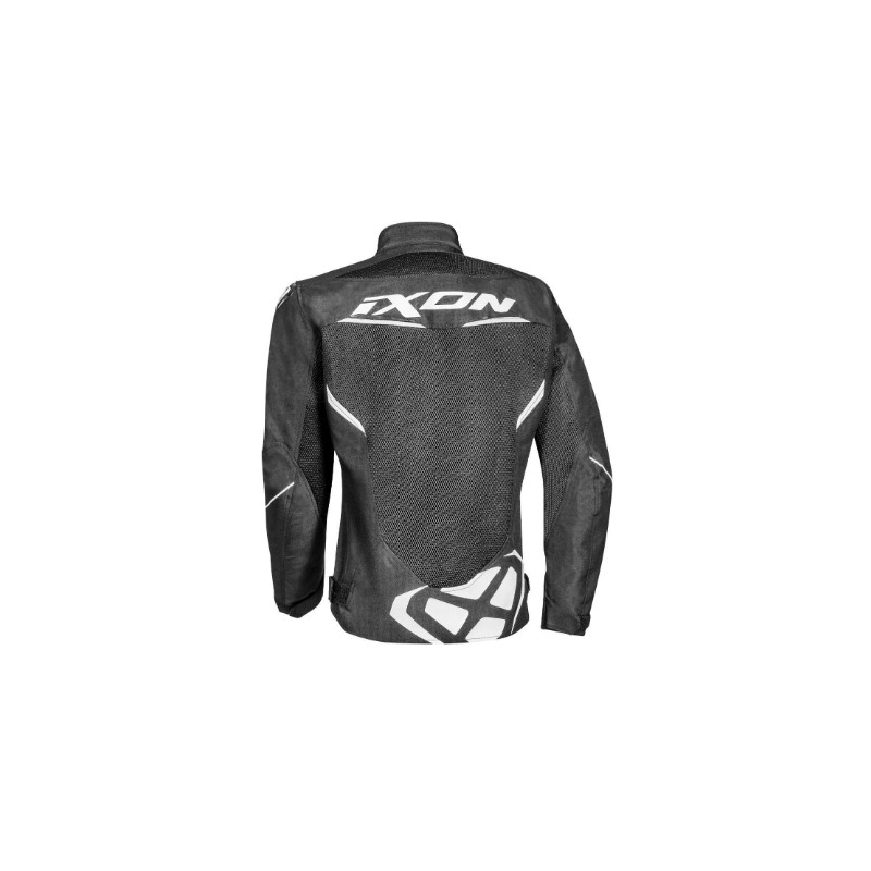 Motoristična jakna IXON Draco black and white razprodaja