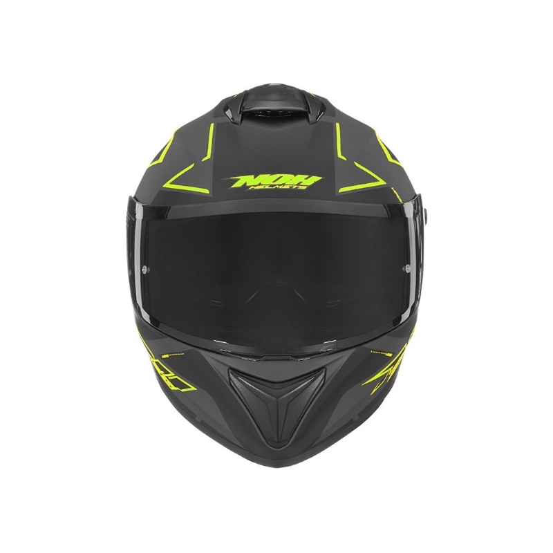Integralna motoristična čelada NOX N918 Hack black-fluo yellow razprodaja