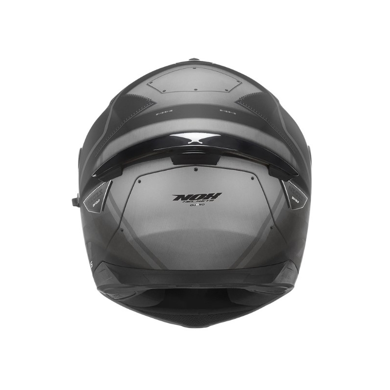 Integralna motoristična čelada NOX N302S Guard black-silver razprodaja