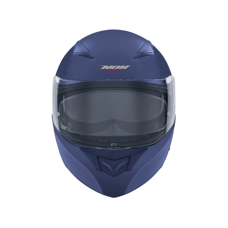 NOX N965 modra mat prevračalna motoristična čelada