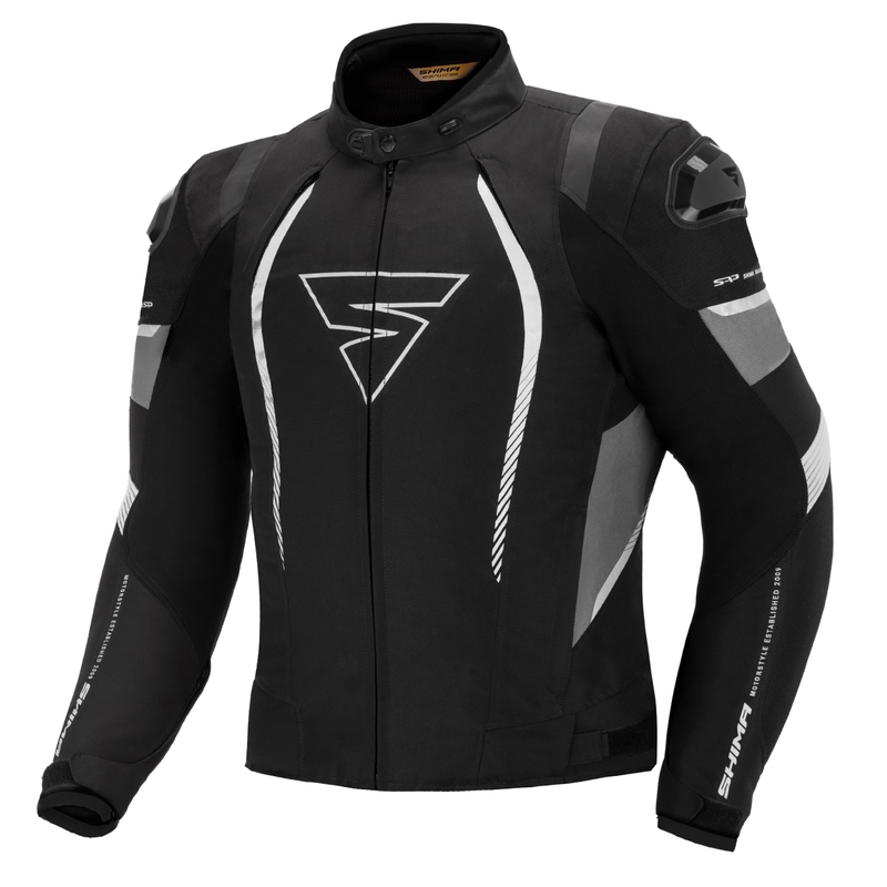 Motoristična jakna Shima Solid Pro black-grey - razprodaja