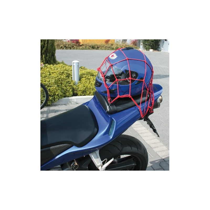 Mreža za motorno kolo - Spider - rdeča