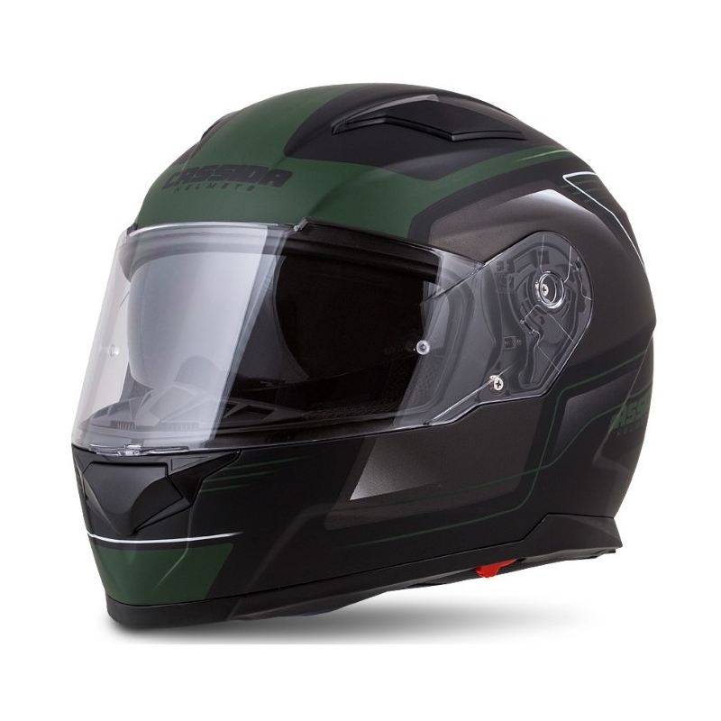 Cassida Apex Fusion Black-Army Green motoristična čelada razprodaja
