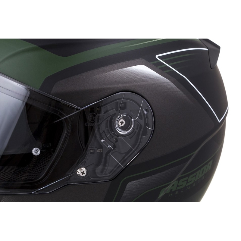 Cassida Apex Fusion Black-Army Green motoristična čelada razprodaja