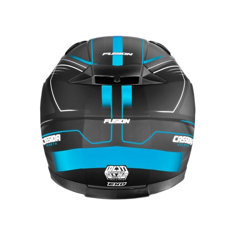 Cassida Apex Fusion črno-modra motoristična čelada