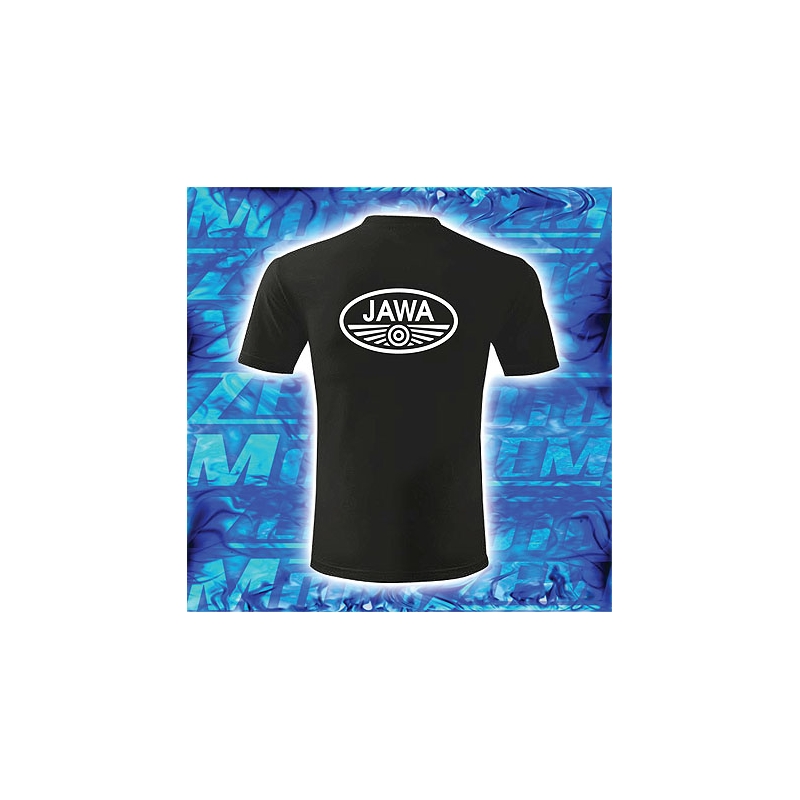 Motiv majice Jawa črna