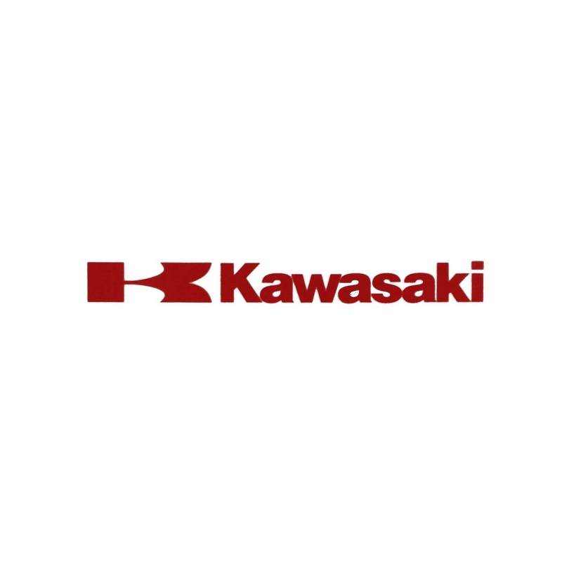 Nalepka Kawasaki rdeča
