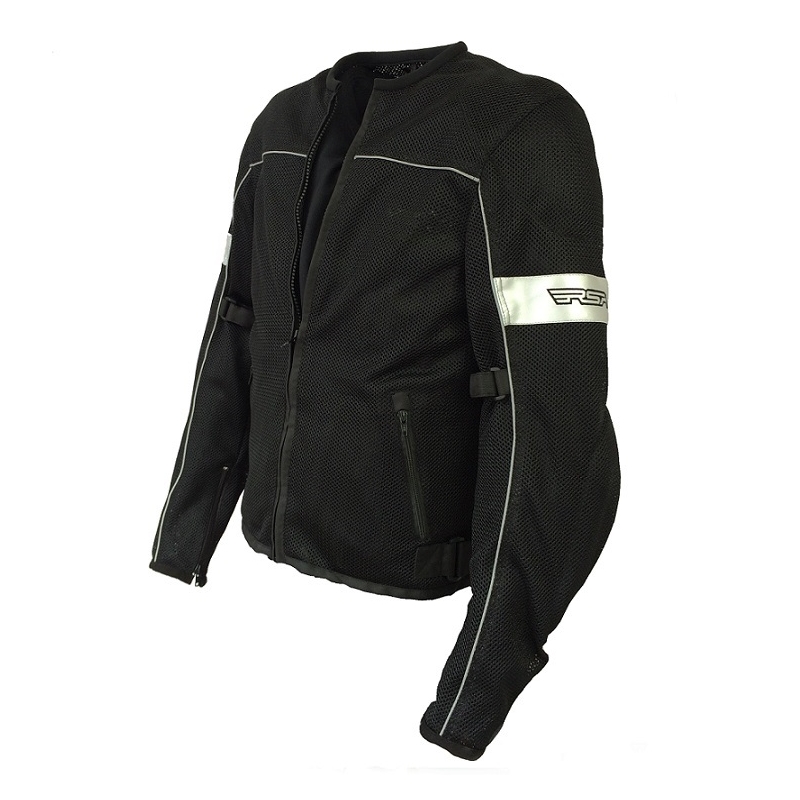 Motoristična jakna RSA-Airvent 2 black/silver razprodaja